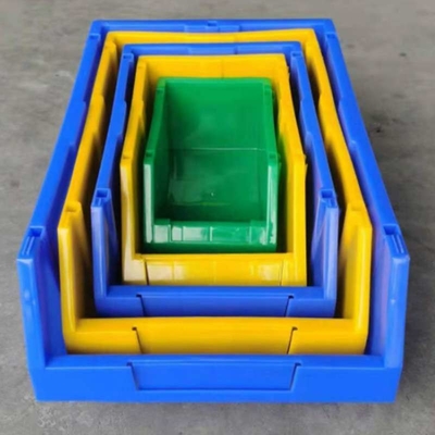سطل های پلاستیکی روی هم 53 کیلوگرمی DIY آبی زرد سبز