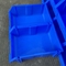 سطل های پلاستیکی روی هم چیده شونده آبی ظروف نگهداری پیچ و مهره 20 کیلوگرمی