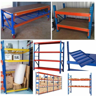 قفسه‌بندی تیرچه‌ای OEM 4000 کیلوگرمی قفسه‌بندی تیرهای قفسه پالت 12 فوتی